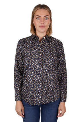 Hard Slog - Women's Sharon Half Placket Long Sleeve Shirt