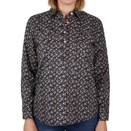 Hard Slog - Women's Sharon Half Placket Long Sleeve Shirt