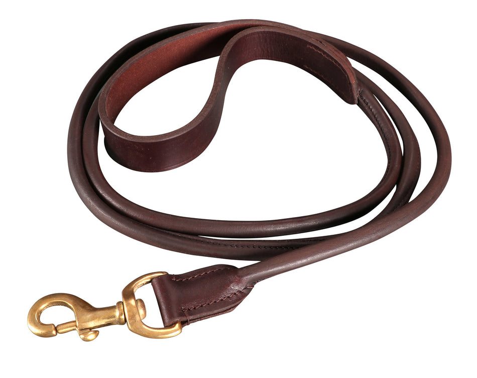 STC - Rolled Leather Dog Lead