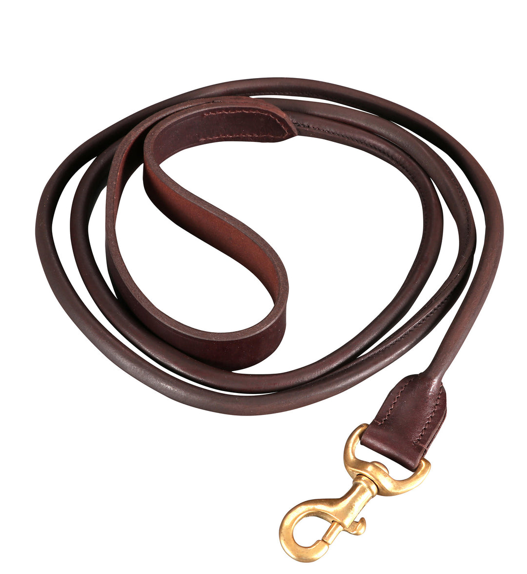 STC - Rolled Leather Dog Lead