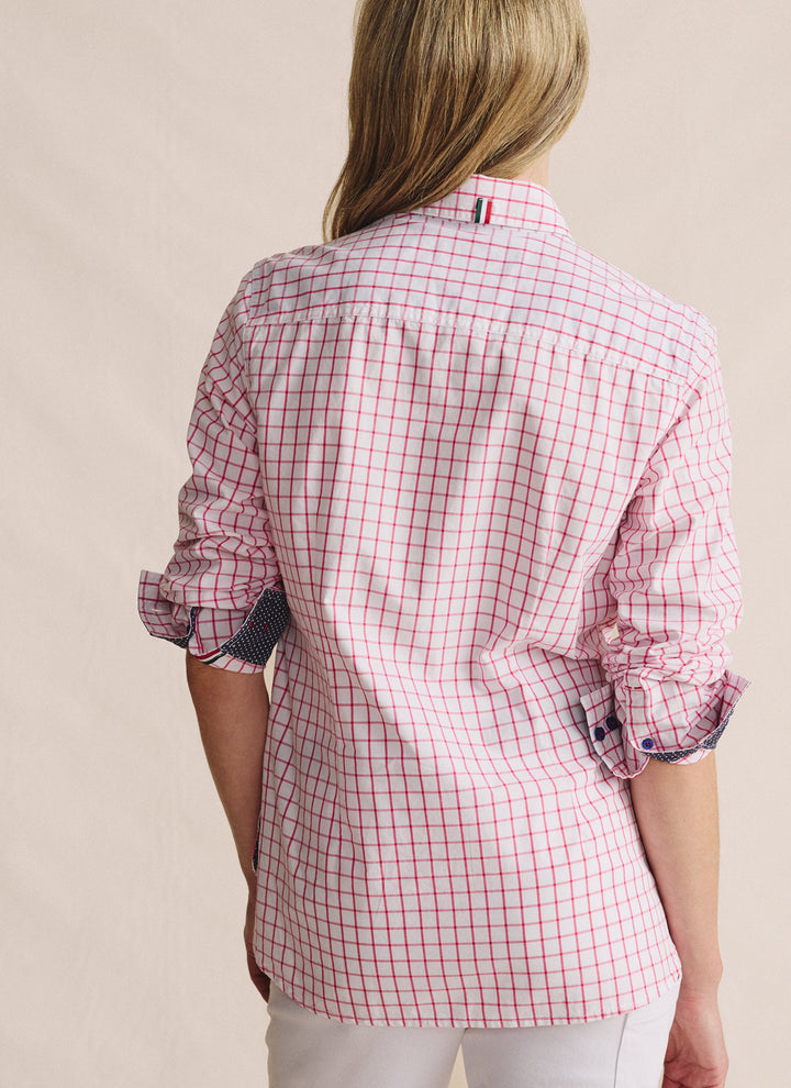 S Kidman - Womens Capertree Long Sleeve Shirt in Pink