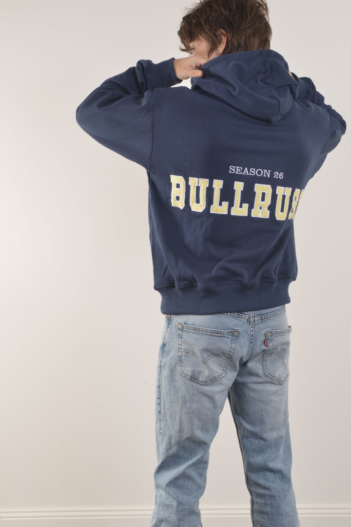Bullrush - Varsity Hoodie in Navy