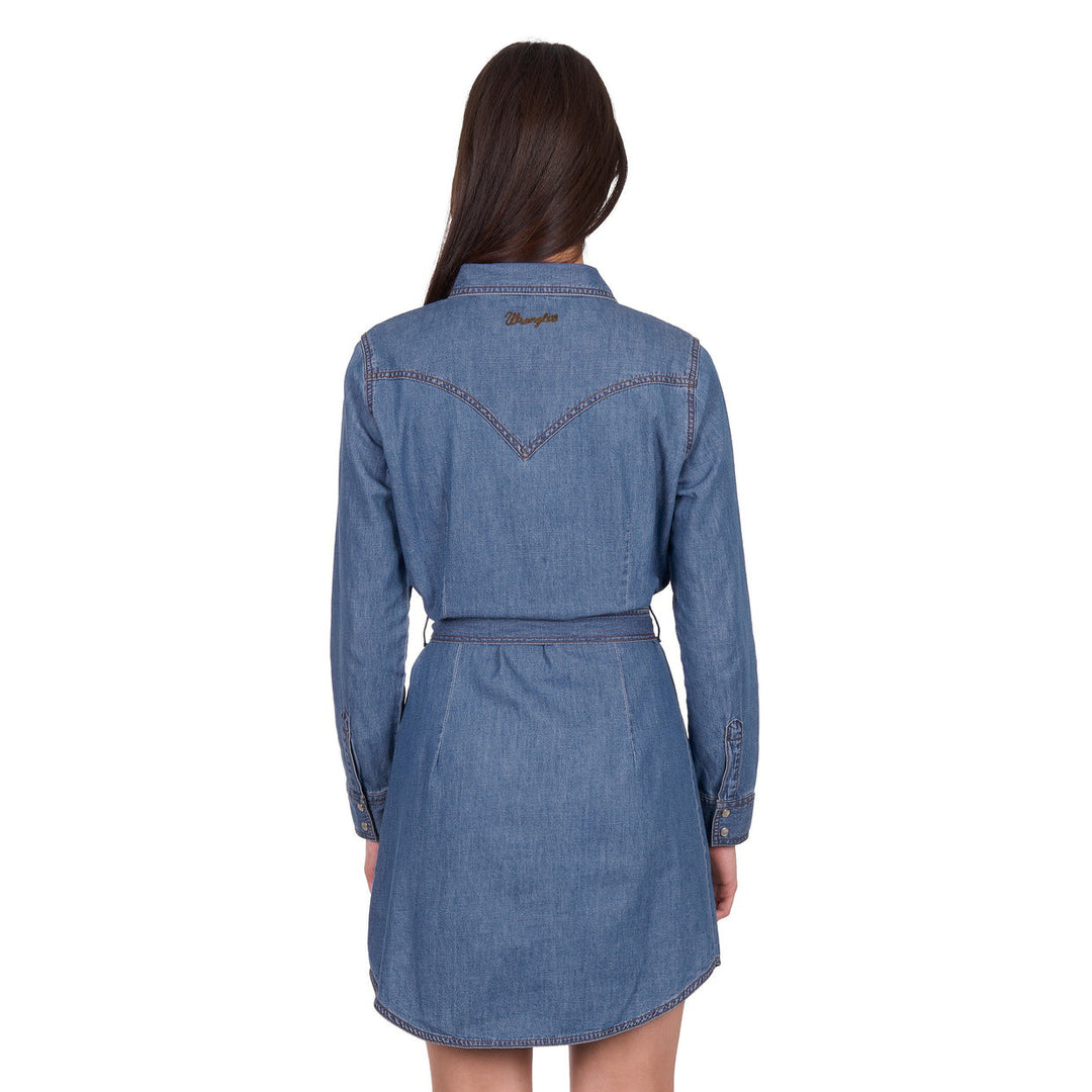 Wrangler - WOMENS WENDY LONG SLEEVE DENIM DRESS W26
