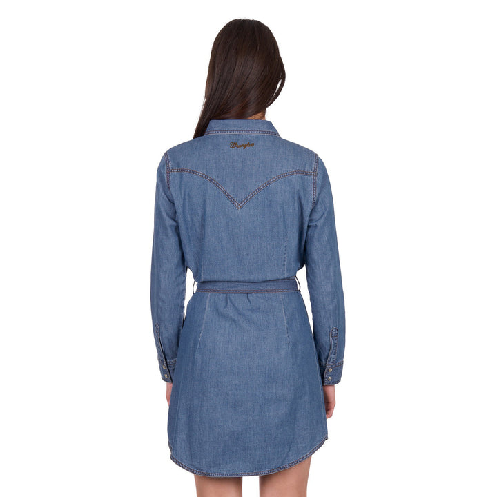Wrangler - WOMENS WENDY LONG SLEEVE DENIM DRESS W26