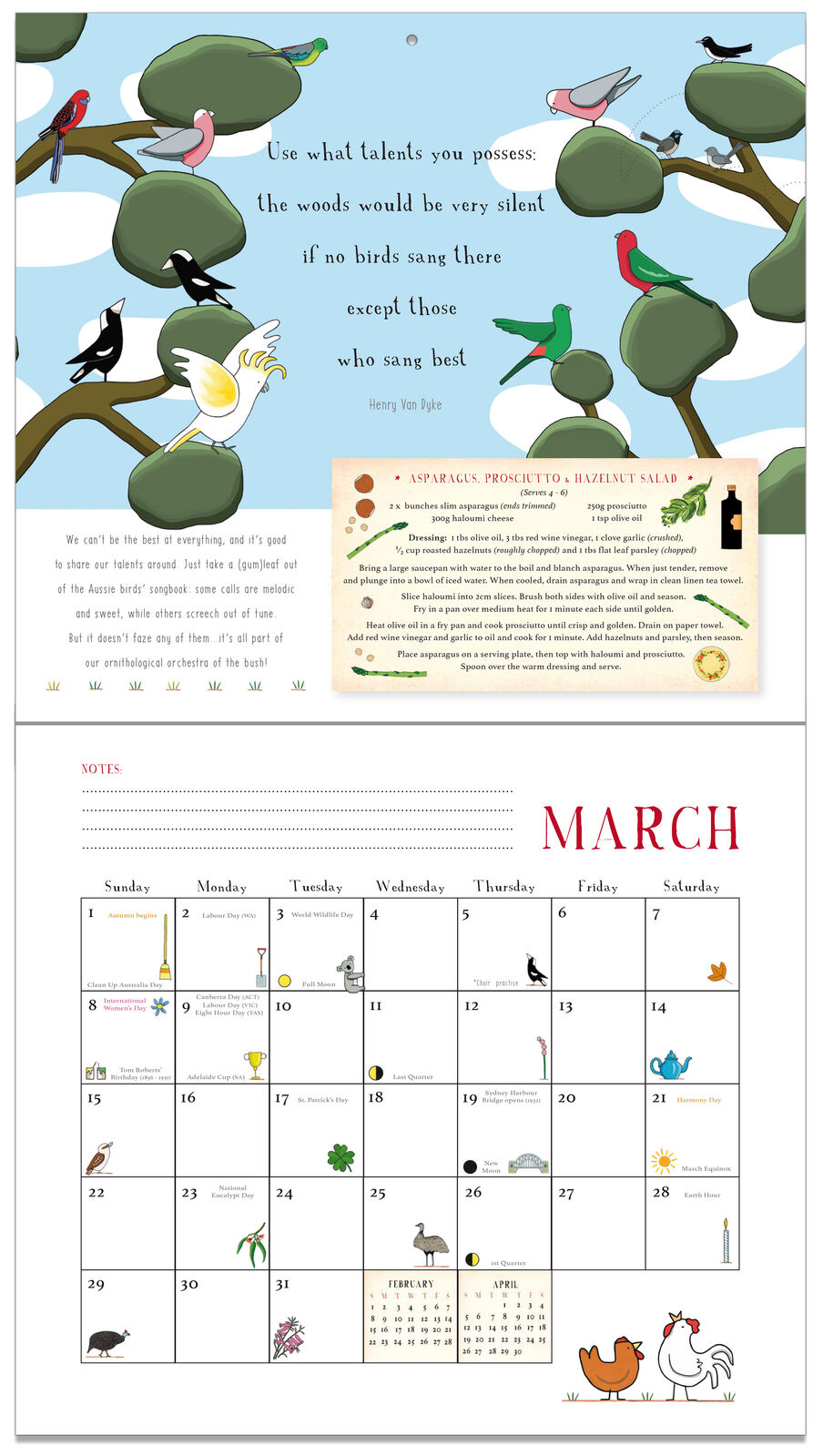 Red Tractor Designs - 2026 Calendar