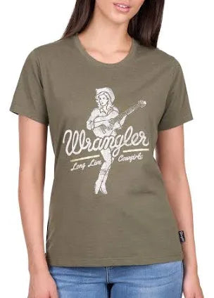 Wrangler  - WOMENS ADRIANA SHORT SLEEVE TEE W26