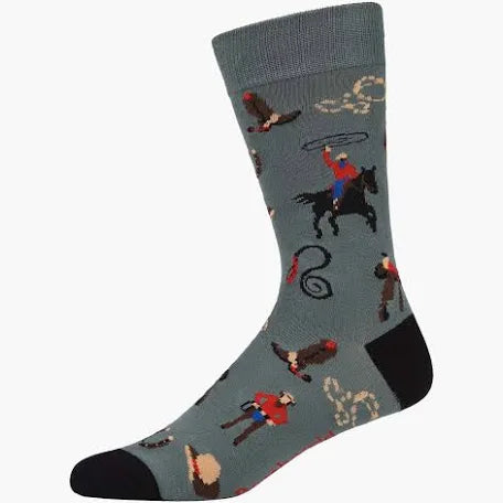 Bamboozld - Mens Ride Em Cowboy Bamboo Sock