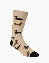 Bamboozld - Mens Dash Pups Bamboo Sock