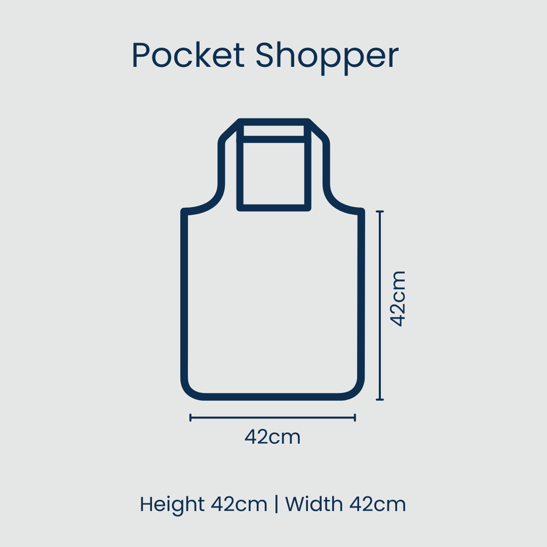Project 10 - Pocket Shopper – Navy Horseshoe