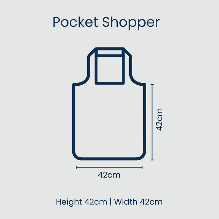 Project 10 - Pocket Shopper – Navy Horseshoe