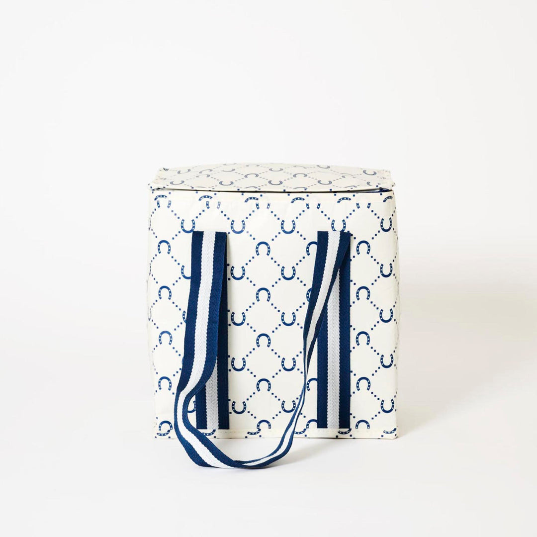 Project 10 - Medium Insulated Tote – Navy Horseshoe