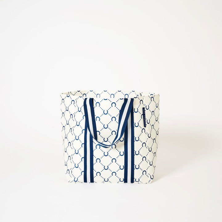 Project 10 - Shopper Tote in Navy Horseshoe