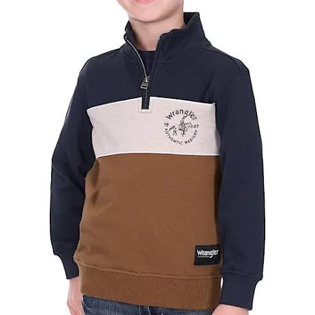 Wrangler - BOYS STEVE 1/4 ZIP PULLOVER