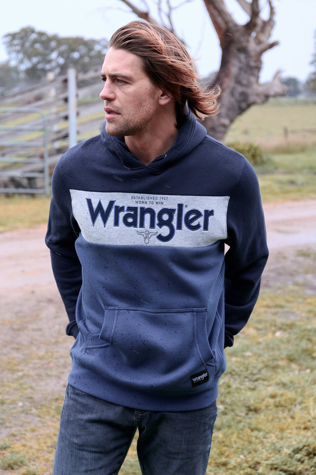 Wrangler - MENS CLINTON HOODIE W26