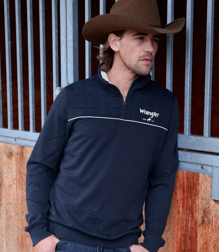 Wrangler - MENS DALE 1/4 ZIP PULLOVER