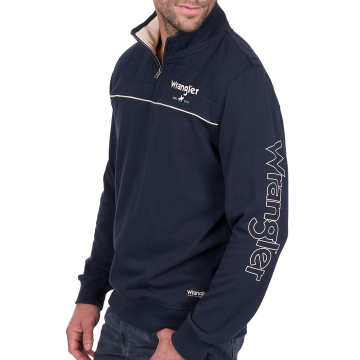 Wrangler - MENS DALE 1/4 ZIP PULLOVER