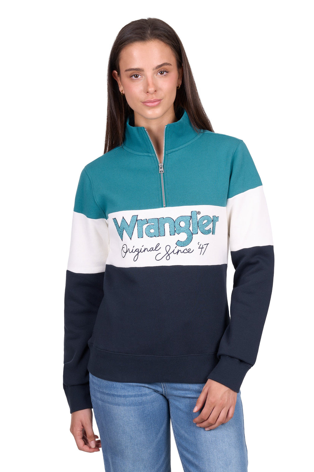 Wrangler - WOMENS DANA 1/4 ZIP PULLOVER