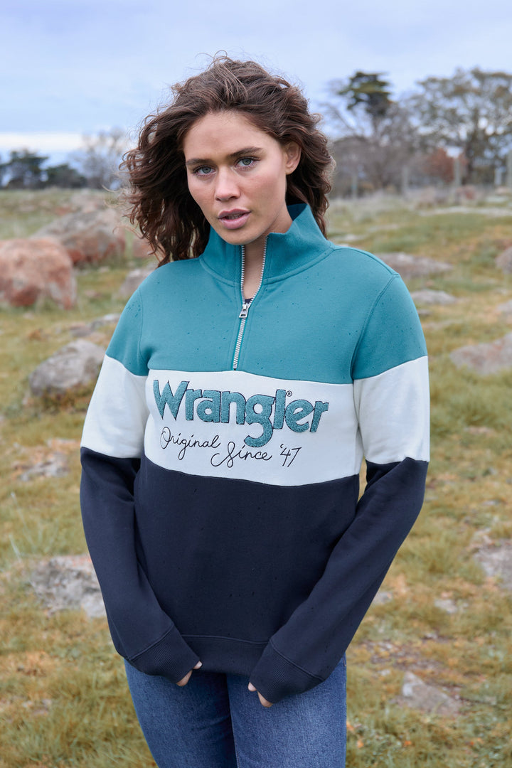 Wrangler - WOMENS DANA 1/4 ZIP PULLOVER
