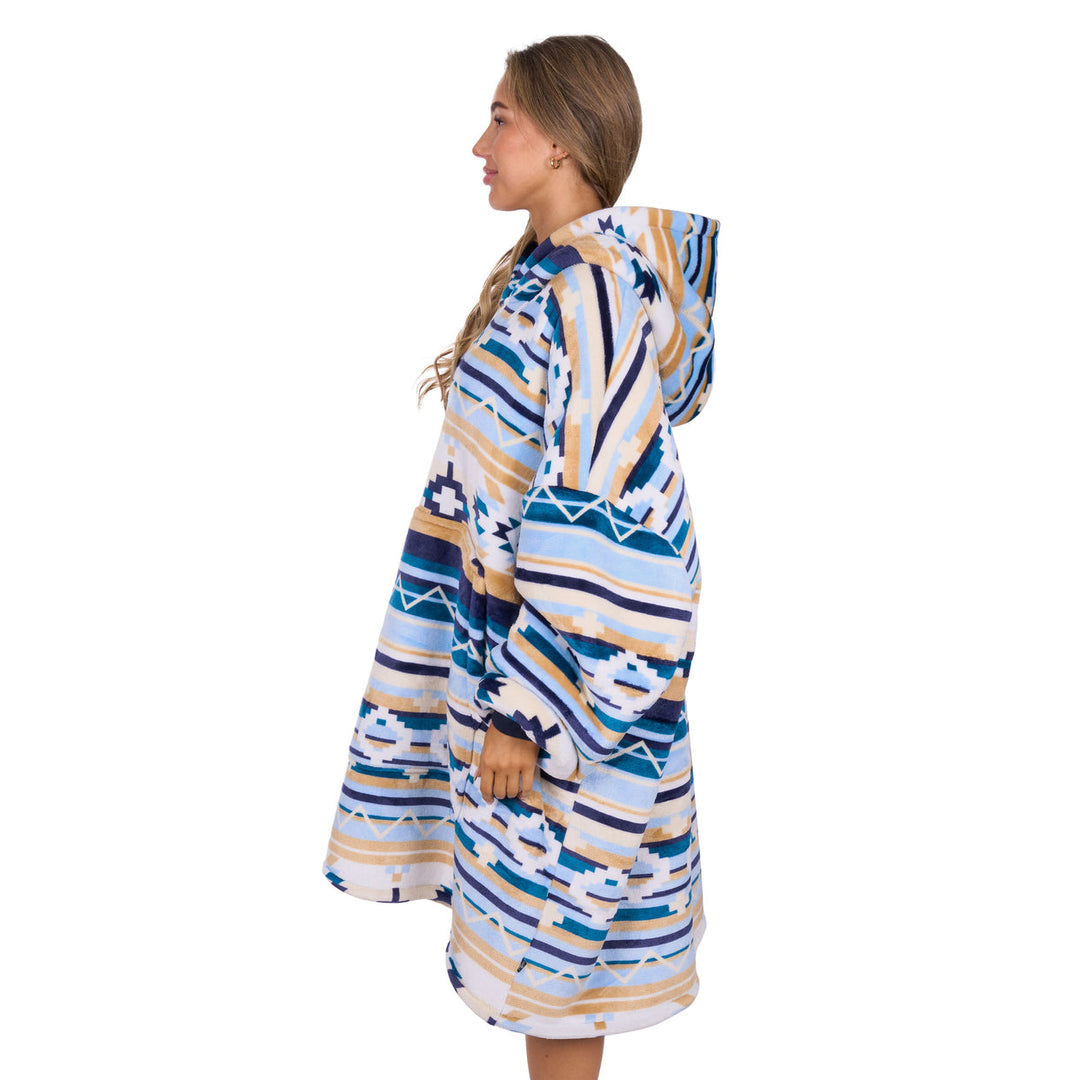 Pure Western - ADULTS AZTEC SNUGGLE HOODIE W26