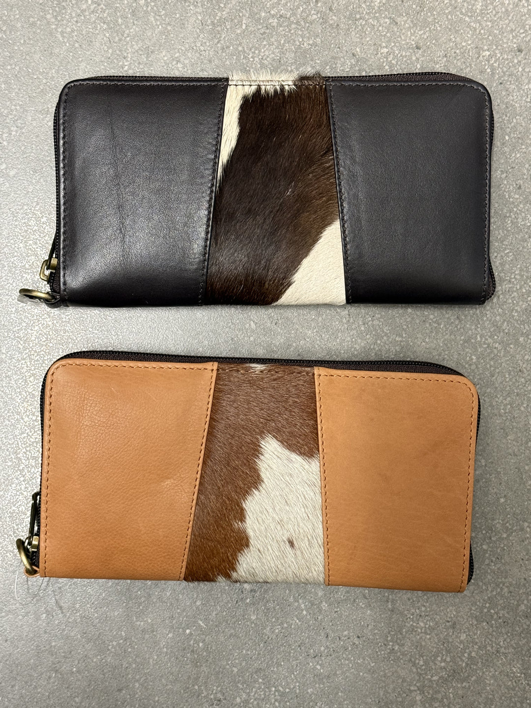 TDE - Ladies Wristlet Cowhide Wallet – Tanner (L71062)