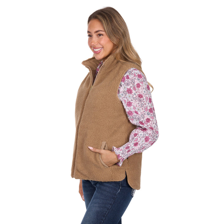 PURE WESTERN - WOMENS SHERRI REVERSIBLE VEST W26