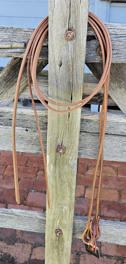 Smooth Like Cactus - 3/4" Harness Leather Split Reins 7'