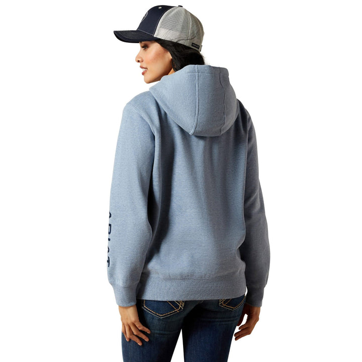 Ariat - Womens Logo 2.0 Hoodie in Vintage Indigo Heather