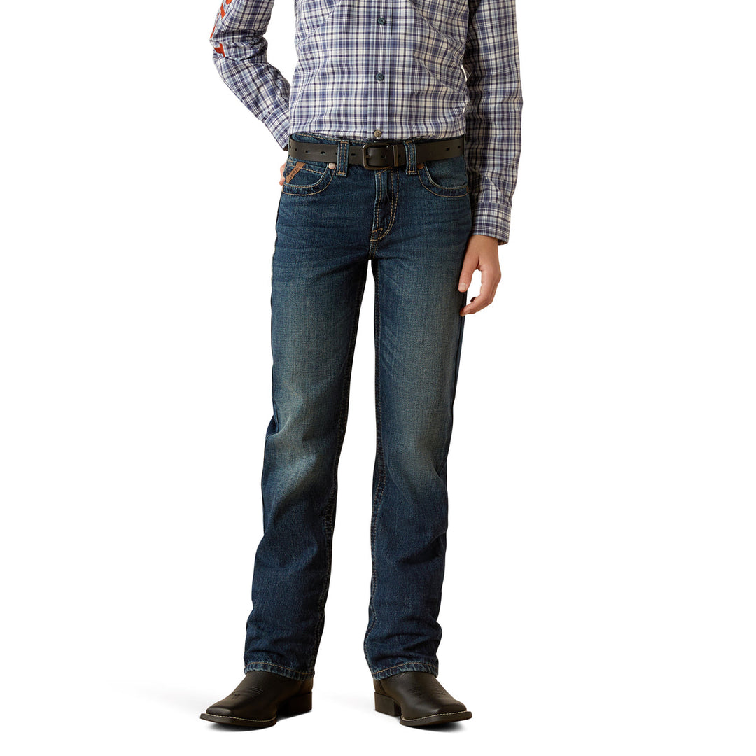 Ariat - Boys B5 Slim Nate Straight Leg Jeans in Cyclone