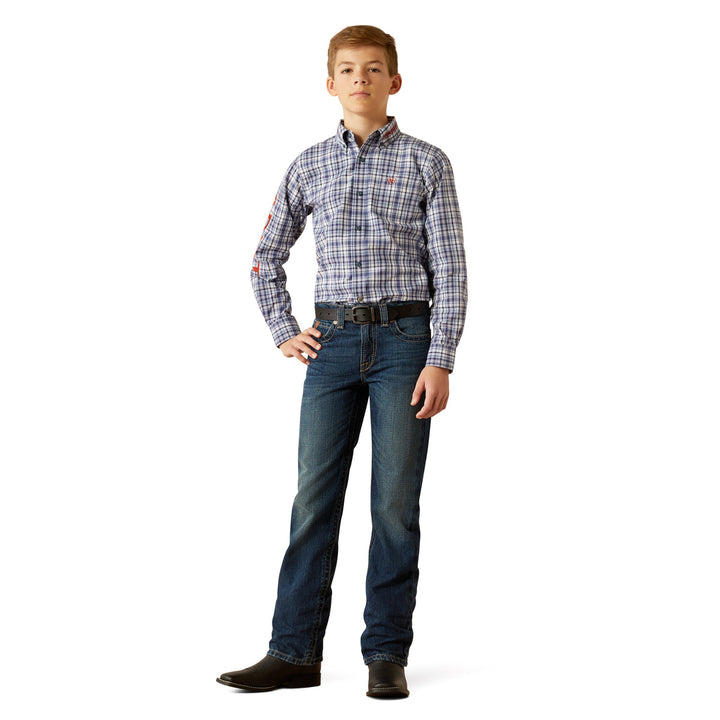 Ariat - Boys B5 Slim Nate Straight Leg Jeans in Cyclone
