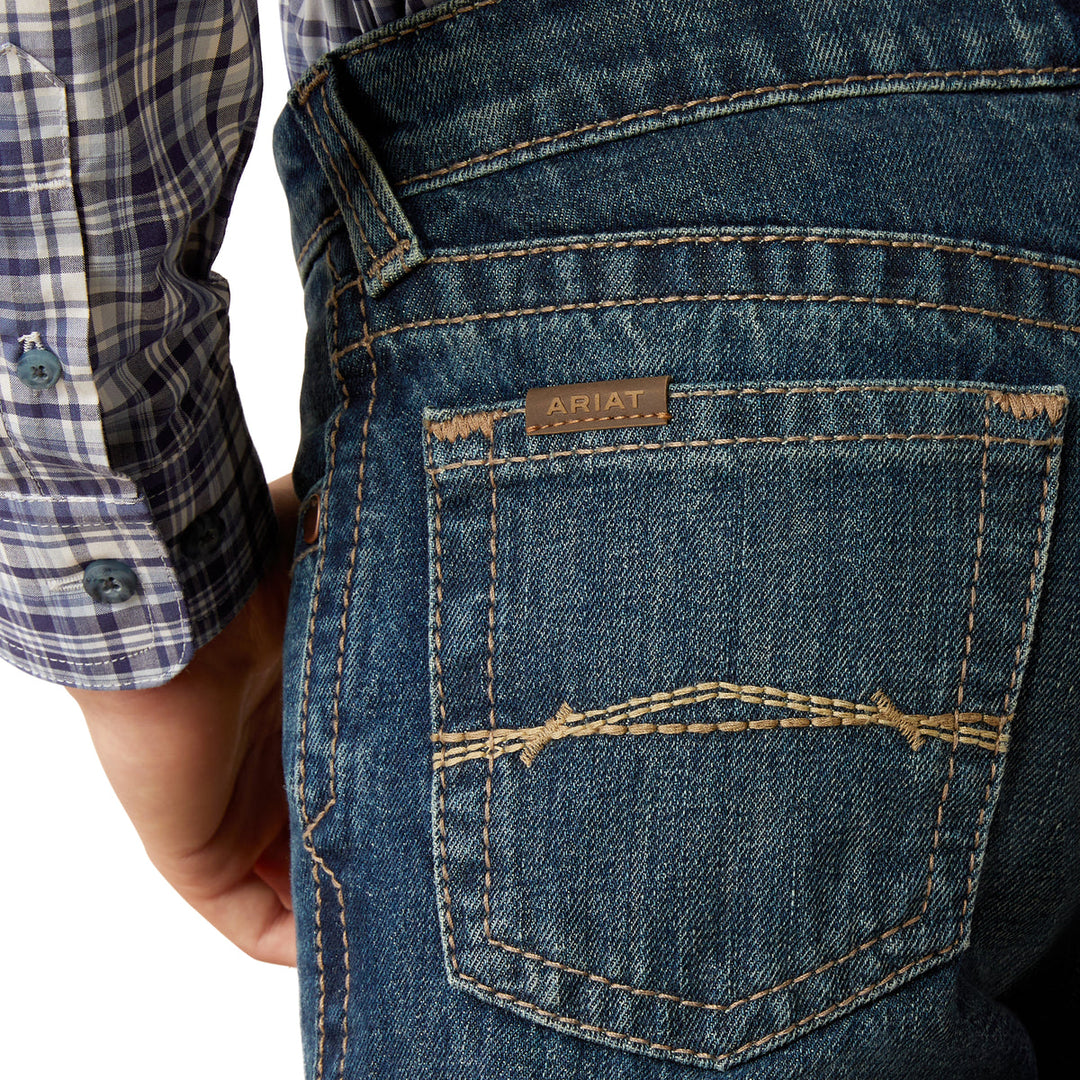 Ariat - Boys B5 Slim Nate Straight Leg Jeans in Cyclone