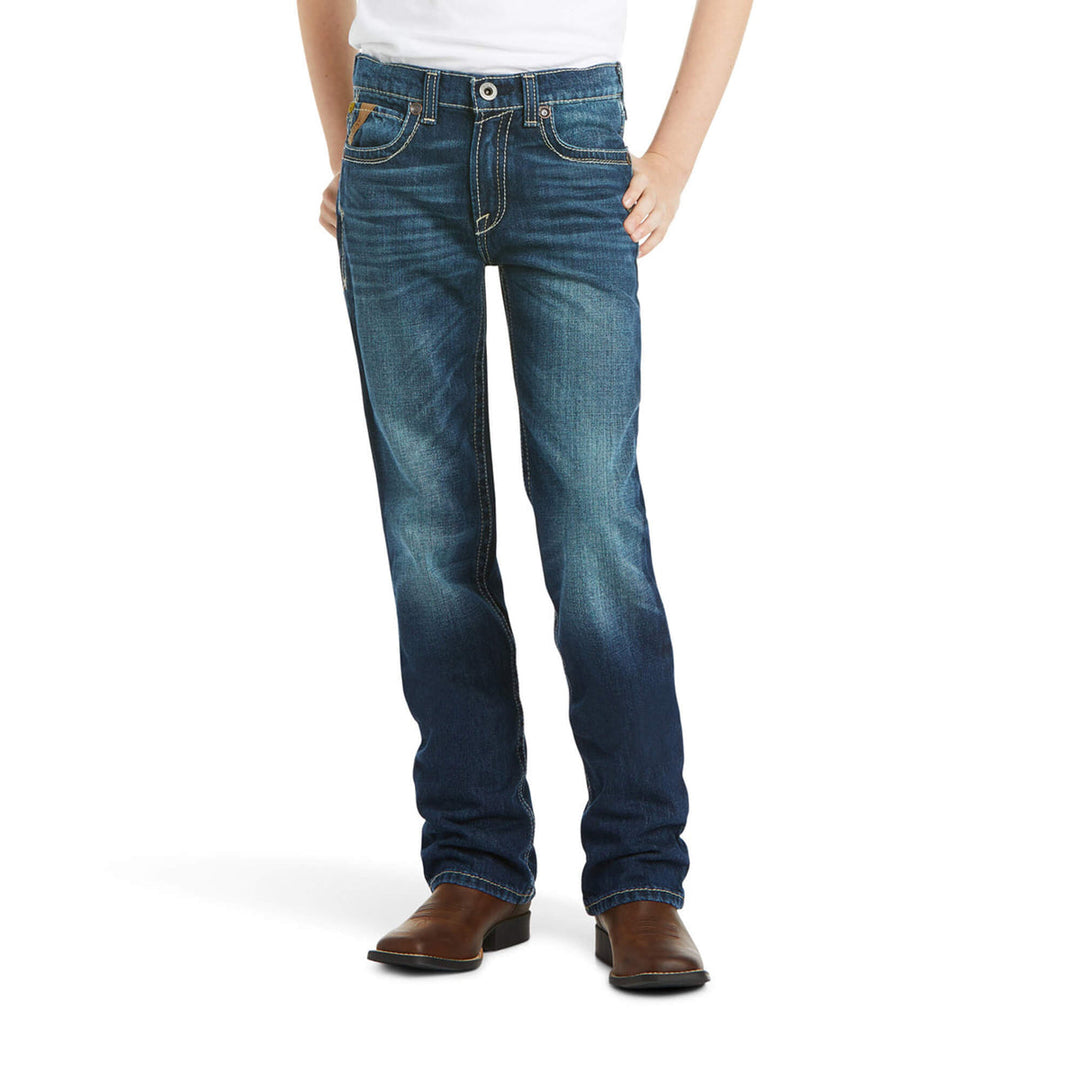 Ariat - Boys B5 Slim Boundary Stackable Straight Leg in Cyclone