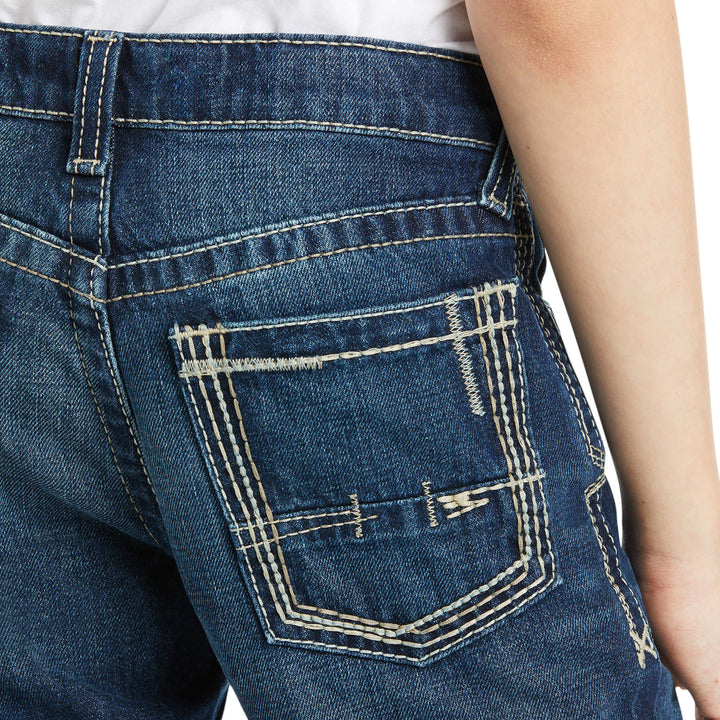 Ariat - Boys B5 Slim Boundary Stackable Straight Leg in Cyclone