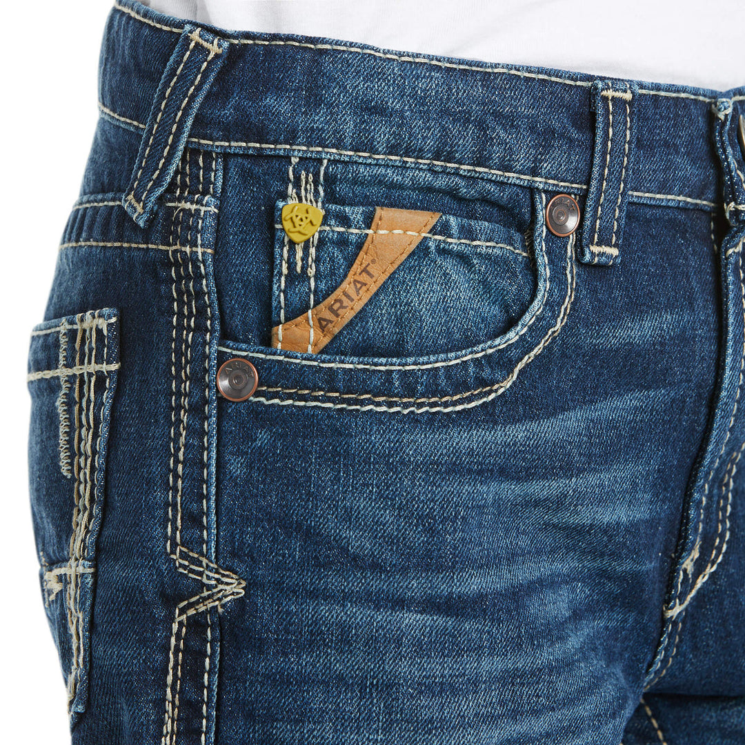 Ariat - Boys B5 Slim Boundary Stackable Straight Leg in Cyclone