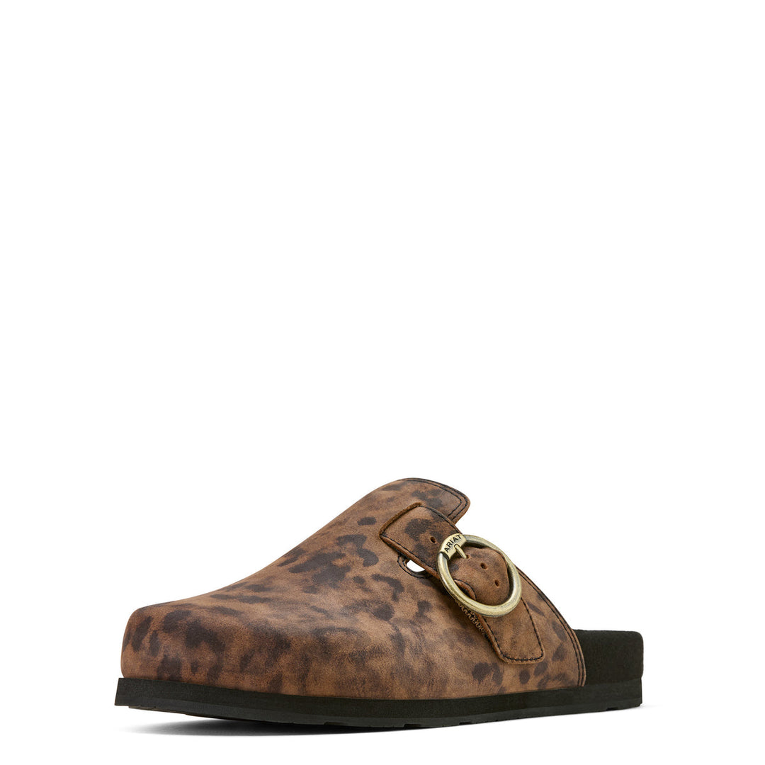Ariat - Womens Country Mule in Leopard Suede