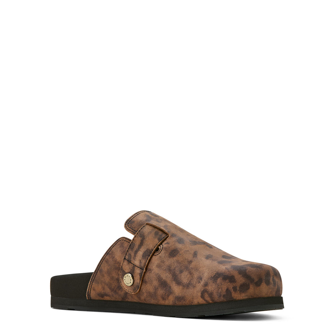 Ariat - Womens Country Mule in Leopard Suede