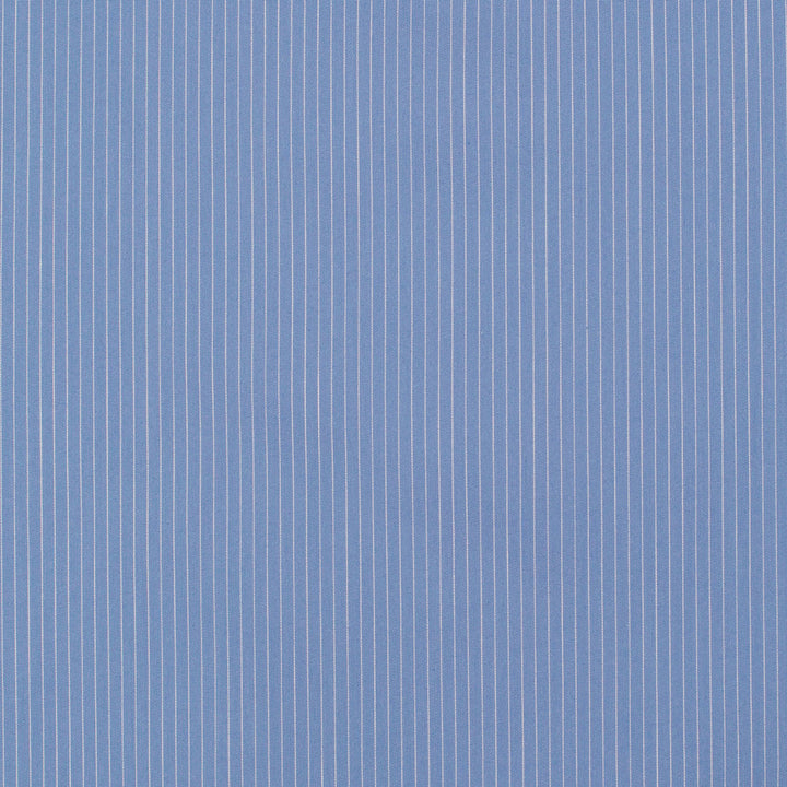 Just Country - Women's Abbey Frills Full Button Stripe Workshirt in cornflower pinstripe