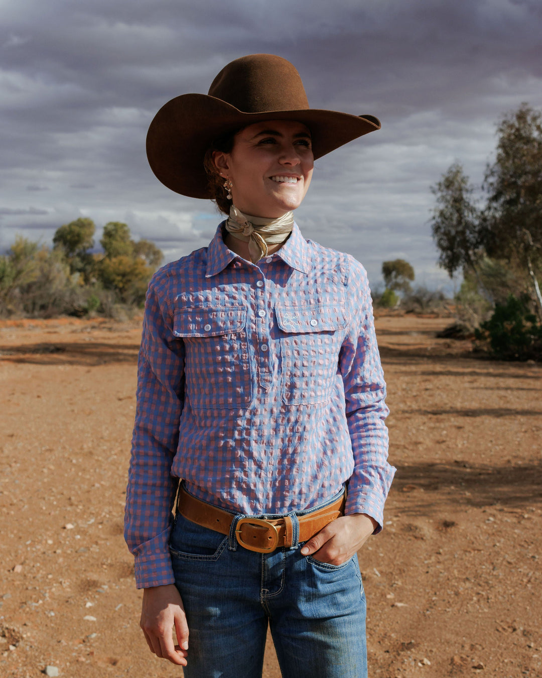 Blackcolt - Workshirt in Pink & Blue Check
