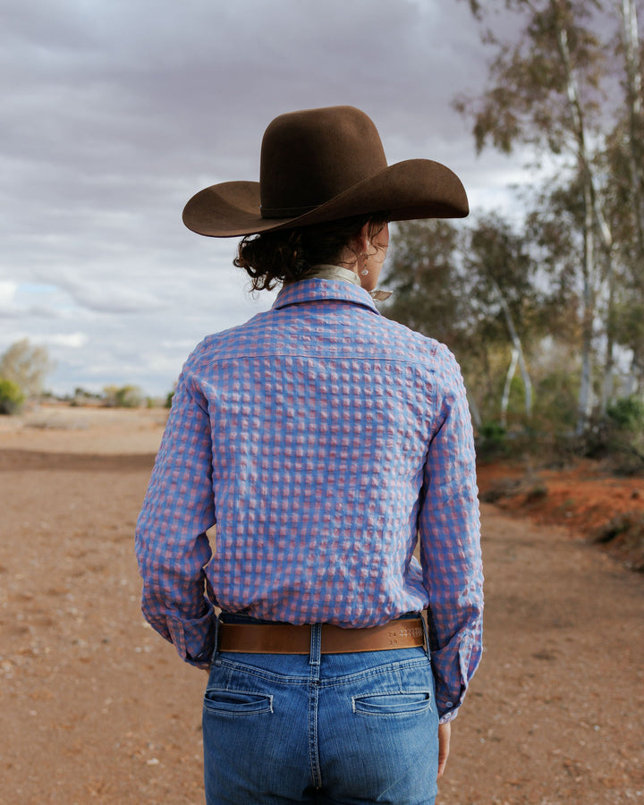 Blackcolt - Workshirt in Pink & Blue Check