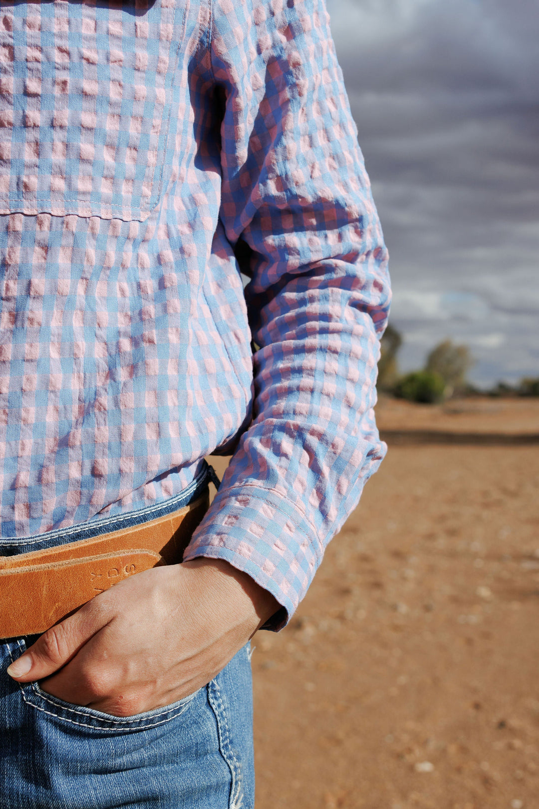 Blackcolt - Workshirt in Pink & Blue Check