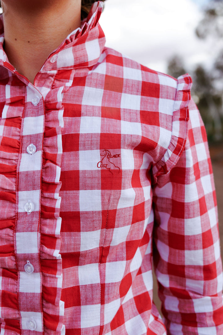 Blackcolt - Sara Shirt in Red Check