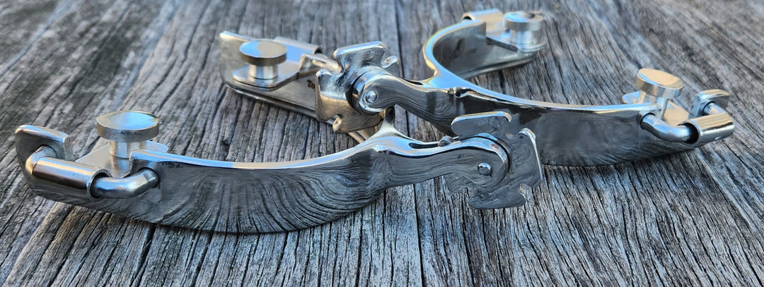 Toprail Equine - Short Shank Brandy Spur With Lip