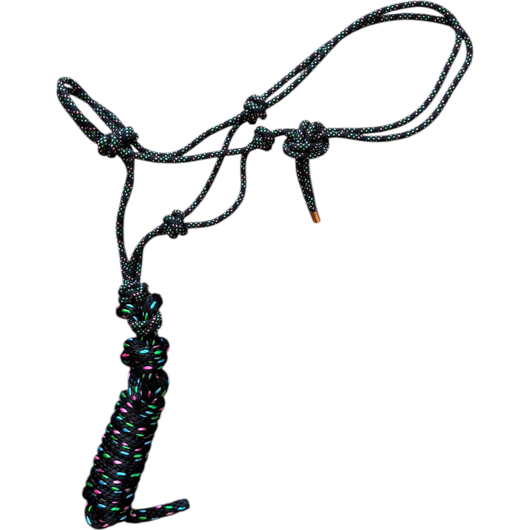 Toprail Equine - Knotted Rope Halter & Lead set
