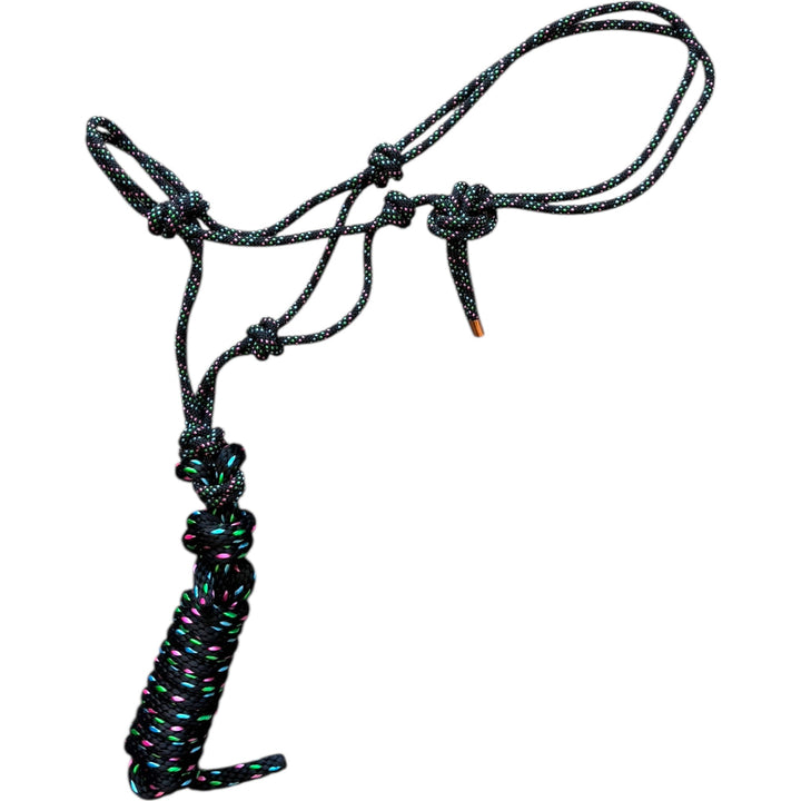 Toprail Equine - Knotted Rope Halter & Lead set