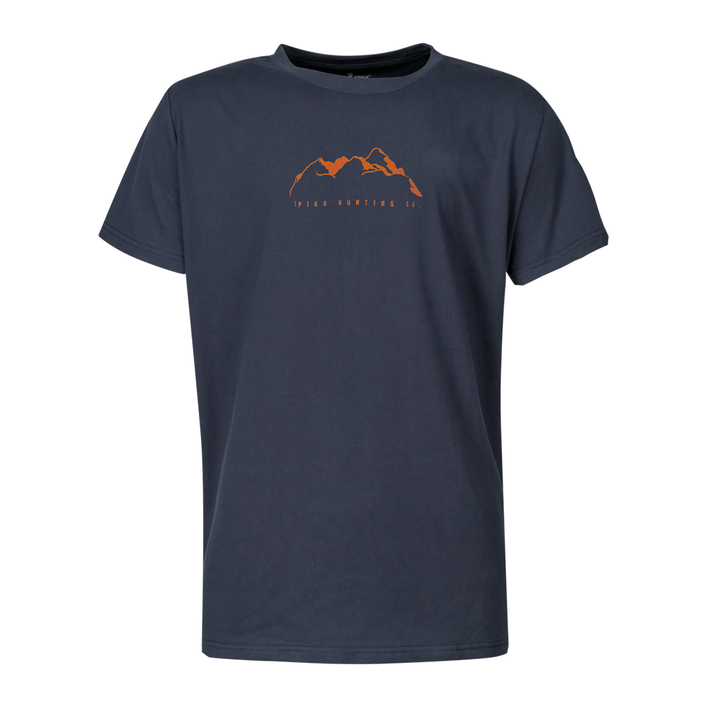 Spika - Mens GO Mountain T-Shirt in Navy