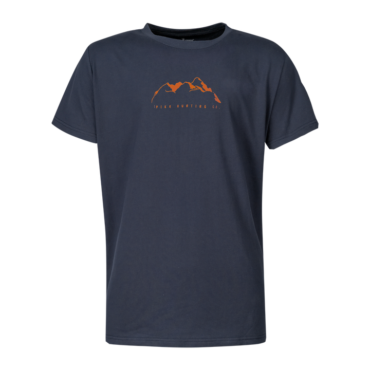 Spika - Mens GO Mountain T-Shirt in Navy