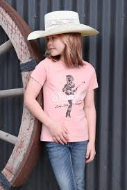 Wrangler - GIRLS SHORT SLEEVE ADRIANA TEE - W26