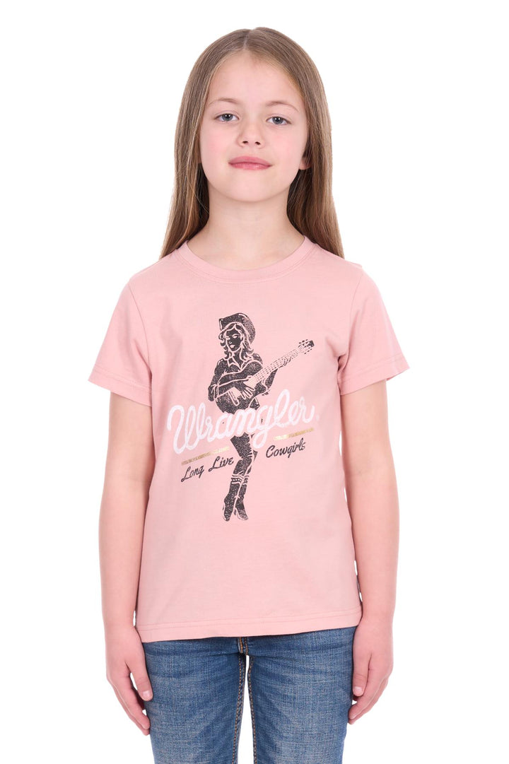 Wrangler - GIRLS SHORT SLEEVE ADRIANA TEE - W26