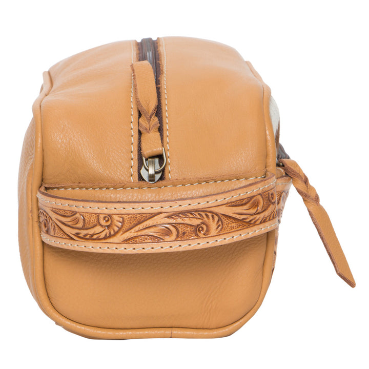 TDE -  Tooling Leather Cowhide Toiletries Bag – AT62 – Coro