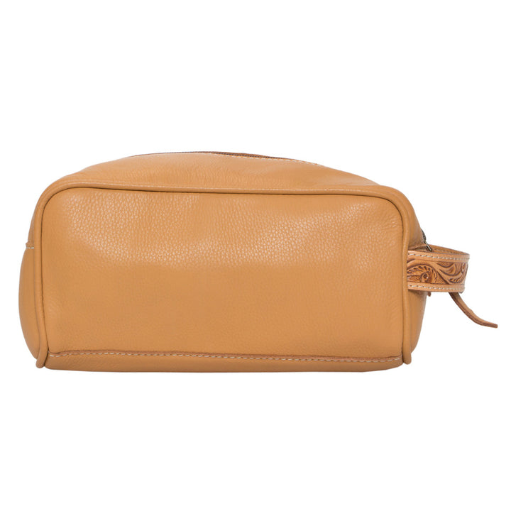TDE -  Tooling Leather Cowhide Toiletries Bag – AT62 – Coro