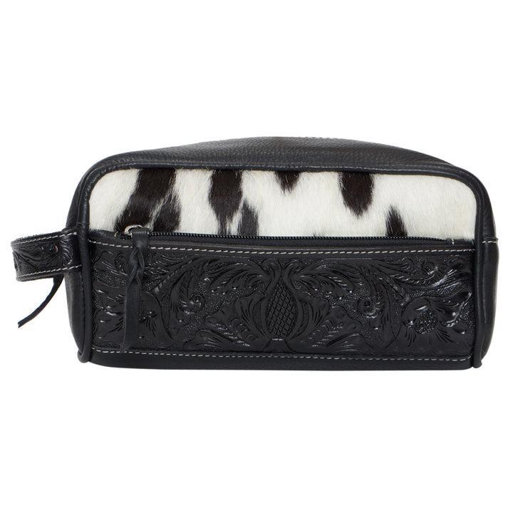 TDE -  Tooling Leather Cowhide Toiletries Bag – AT62 – Coro